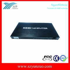 3D HDMI SPLITTER 1X8 
