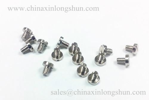 Precision stainless steel CNC turned eyewear screw 2