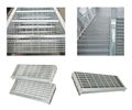 Steel Gratings Used as Srair Treads