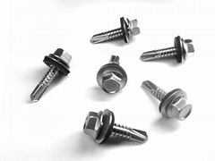 Hex washer head self drilling screw