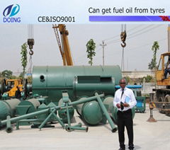 2013 with high quality oil output Waste Tire Recycling Plant