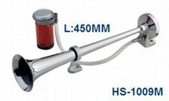 Single air horn with length of 450mm (with Pump) Russia (HS-1009M)