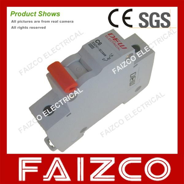  	DZ47-63 C20 AC 230V/400V Overload Current Protector Air Circuit Breaker 2Poles 5