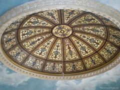 Stained glass dome