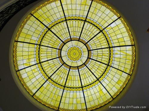 Stained glass ceiling