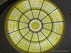 Stained glass ceiling