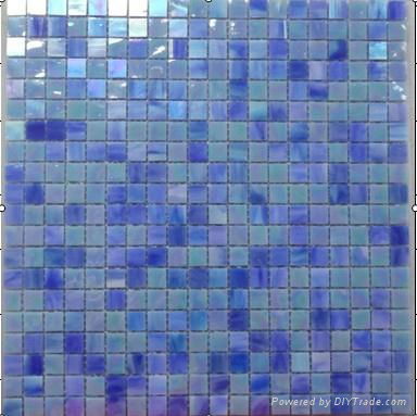 Rainbow mosaic stained glass mosaic