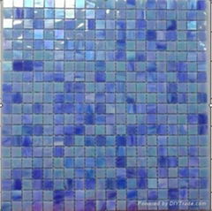 Rainbow mosaic stained glass mosaic