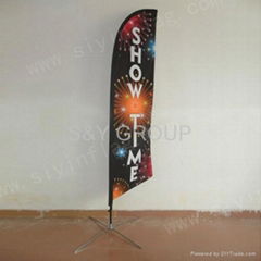 advertising beach flag feather flag blade flag