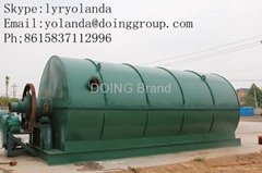 Fully automatic 10 tons waste tire pyrolysis plant Made From DOING