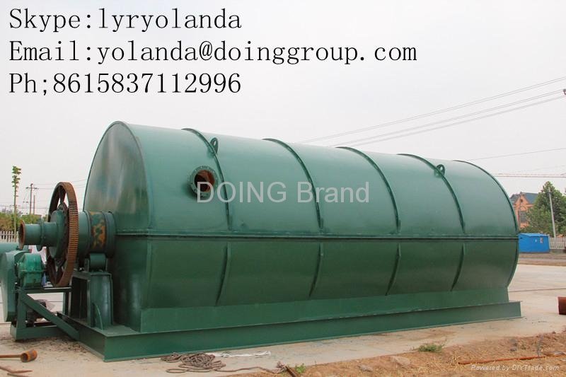 Higtest Quality waste tire pyrolysis plant in Mexico country 4