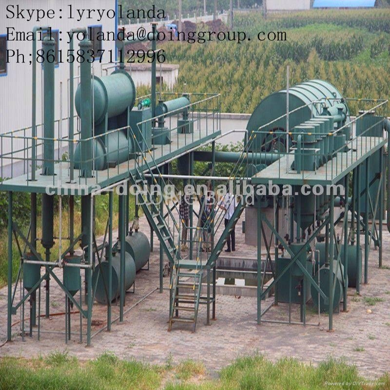 Higtest Quality waste tire pyrolysis plant in Mexico country 5