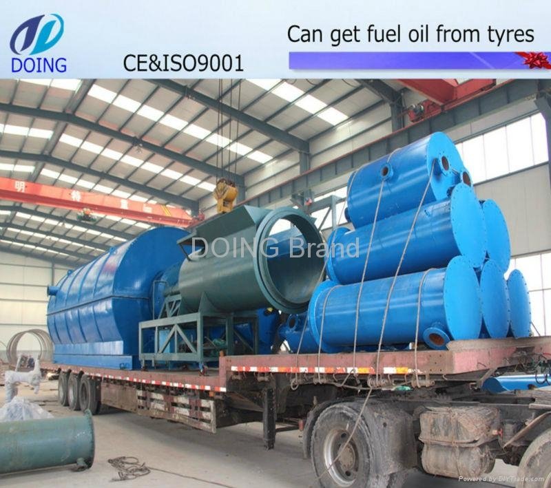 Best after-sale service waste tire pyrolysis plant with high technology 2