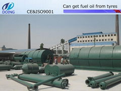 waste tyre recycle machine to fuel oil with latest technology