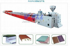 PE/PP/PVC/ABS/PA Profile Extrusion Line