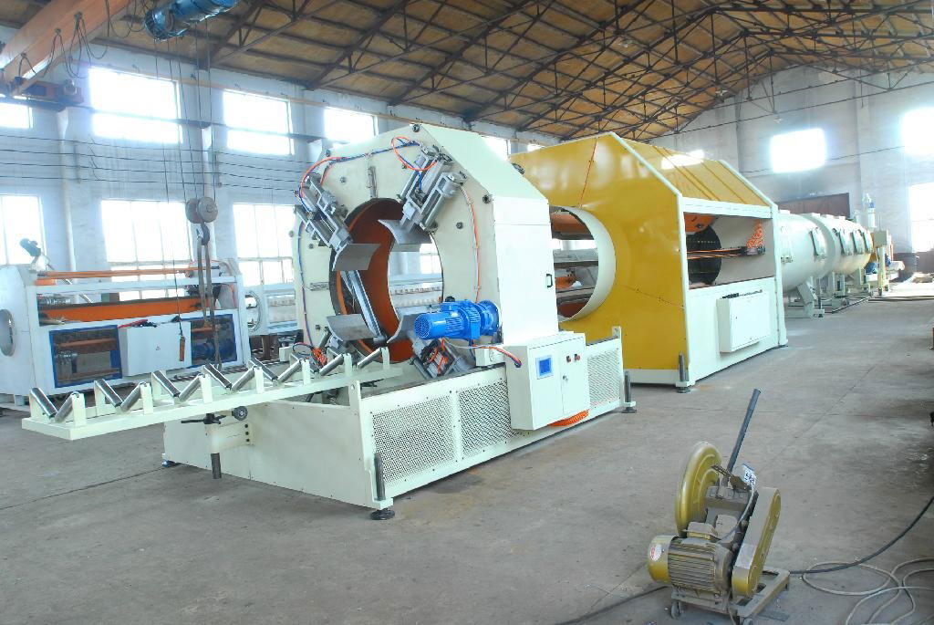 HDPE heat preservation pipe extrusion line 2