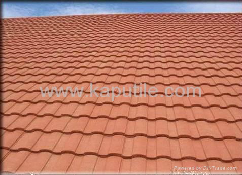 Sierra U Colorful Stone Coated Metal Roofing Tile 2