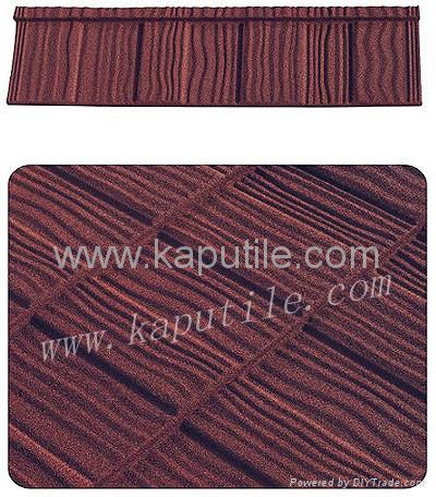 Shake Stone-Coated Roofing Tile 1320mm*420mm*0.4mm 4