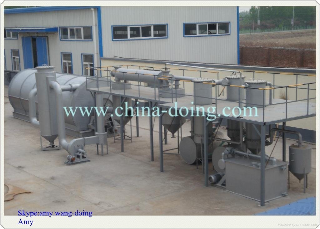 Professional manufacturing wast tire oil recycling machine with 10 years   produ