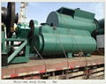 Dump tire recycling machine to oil with