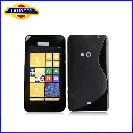 2013 New Product Soft Clear S Line TPU Gel Case for Nokia Lumia 625 Case