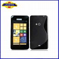 2013 New Product Soft Clear S Line TPU Gel Case for Nokia Lumia 625 Case