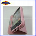 high quality hot salling cheap case for iPhone 4 Leather Flip Bag ,for ip4  1