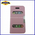 high quality hot salling cheap case for iPhone 4 Leather Flip Bag ,for ip4  2