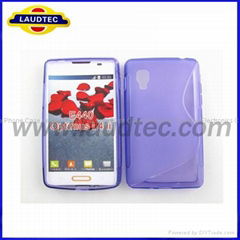 2013 New Products S Line TPU Gel Case Cover for LG Optimus L4II E440