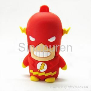 cartoon 2GB PVC  usb flash memory 2