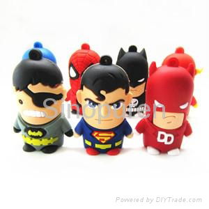 cartoon 2GB PVC  usb flash memory 3