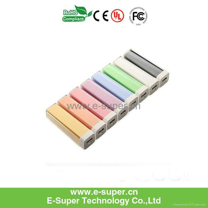 Best Sale 2200mAh High Quality Portable Lipstick Power Bank for Mobile Device 