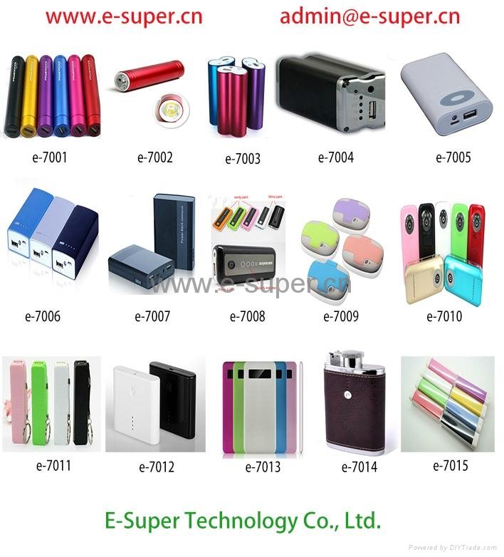 mobile power bank high capacity external charger for moible phone 5
