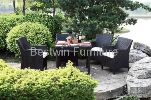 Rattan Chair & Table Set BW-1038C& BW-7038DT