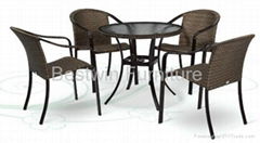 Rattan Chair & Table Set BW-1108C&