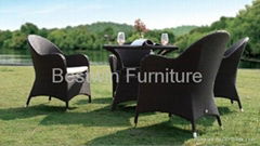 Rattan Chair & Table Set BW-1037C&