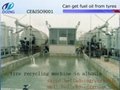 tyre oil refinery  machine turn waste tyre plastic to fuel oil 4