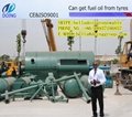 new design waste to oil machine turn used tyre plastic to fuel oil 3