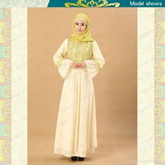 MF19572 elegant islamic clothing kaftan abaya jilbab