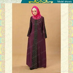 Fashion style new design high quality muslim jilbabs