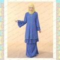 MF19641 new design fashion muslim elegant baju kurung 2