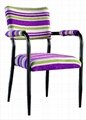 Steel  Stacking Arm Chairs 1