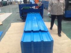 trapezoid pre-painted galvanized corrugated steel sheet