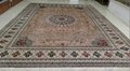 滿地花中心葵波斯設計大尺寸手工精品地毯