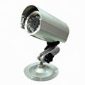 PAL/NTSC 25m IR distance CCD or CMOS Color Waterproof CCTV Camera  1