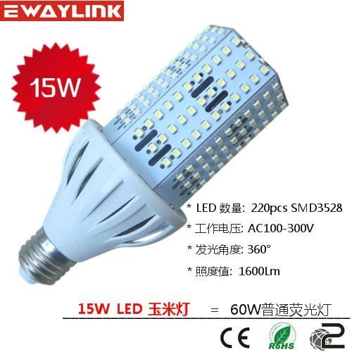 15W led bulb 15W led corn light 