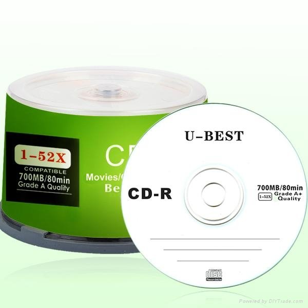 Gold supplier of blank CD-R grade A 2