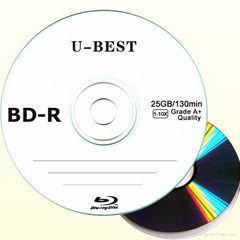 High capacity BD-R 25GB 130MIN