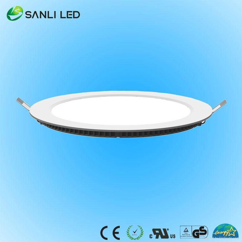 LED Panel round DIA240mm-18W natural white with DALI dimmable and emergency 