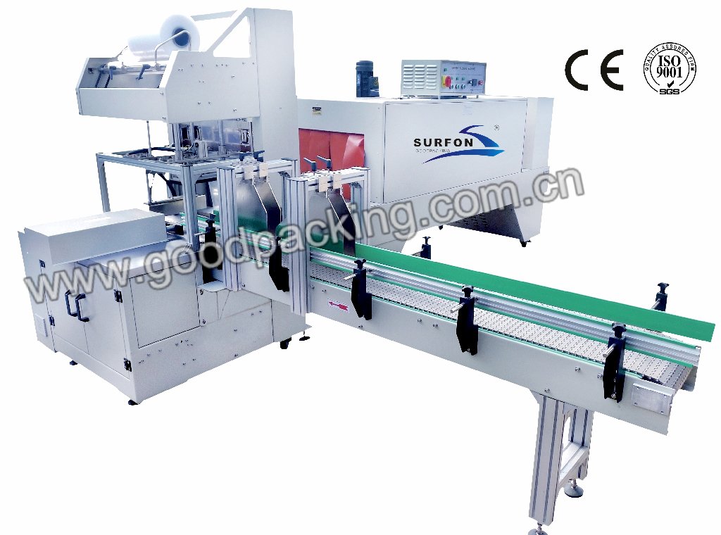 Fully-auto Sealing & shrink packing machine